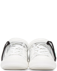 weiße Leder niedrige Sneakers von Pierre Hardy
