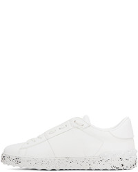 weiße Leder niedrige Sneakers von Valentino Garavani