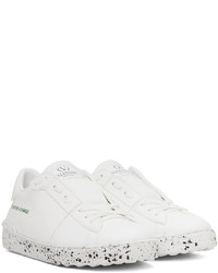 weiße Leder niedrige Sneakers von Valentino Garavani