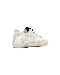 weiße Leder niedrige Sneakers von Golden Goose Deluxe Brand