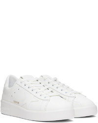 weiße Leder niedrige Sneakers von Golden Goose