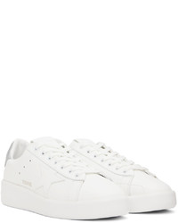 weiße Leder niedrige Sneakers von Golden Goose