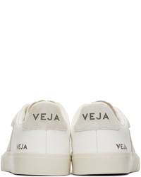 weiße Leder niedrige Sneakers von Veja