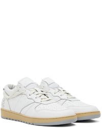 weiße Leder niedrige Sneakers von Rhude