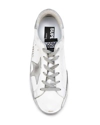 weiße Leder niedrige Sneakers von Golden Goose Deluxe Brand