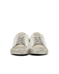 weiße Leder niedrige Sneakers von Golden Goose