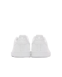 weiße Leder niedrige Sneakers von adidas Originals