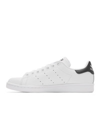 weiße Leder niedrige Sneakers von adidas Originals