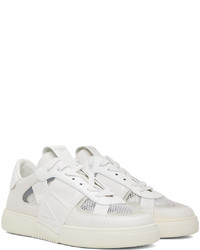 weiße Leder niedrige Sneakers von Valentino Garavani