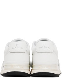 weiße Leder niedrige Sneakers von Ps By Paul Smith