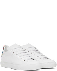 weiße Leder niedrige Sneakers von Missoni