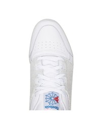 weiße Leder niedrige Sneakers von Reebok