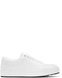 weiße Leder niedrige Sneakers von Wooyoungmi
