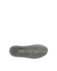 weiße Leder niedrige Sneakers von Wrangler