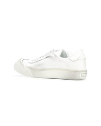 weiße Leder niedrige Sneakers von Cinzia Araia