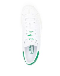 weiße Leder niedrige Sneakers von Craig Green