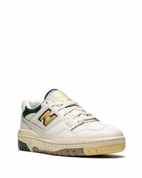 weiße Leder niedrige Sneakers von New Balance