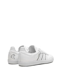 weiße Leder niedrige Sneakers von adidas