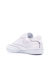 weiße Leder niedrige Sneakers von Maison Margiela x Reebok