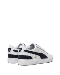 weiße Leder niedrige Sneakers von Puma