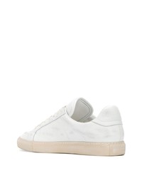 weiße Leder niedrige Sneakers von Zadig & Voltaire