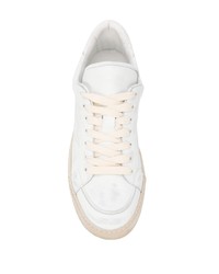 weiße Leder niedrige Sneakers von Zadig & Voltaire