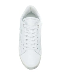 weiße Leder niedrige Sneakers von Zadig & Voltaire