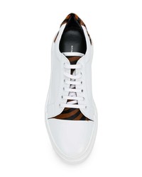 weiße Leder niedrige Sneakers von Sonia Rykiel