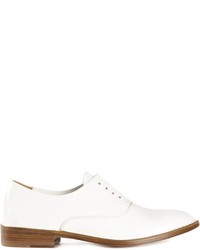 weiße Leder Oxford Schuhe von Buttero