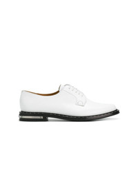 weiße Leder Oxford Schuhe von Church's