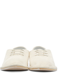 weiße Leder Oxford Schuhe von Marsèll