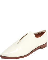 weiße Leder Oxford Schuhe von Derek Lam 10 Crosby