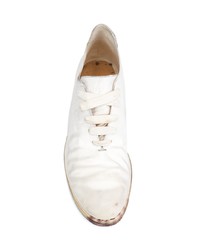 weiße Leder Oxford Schuhe von A Diciannoveventitre