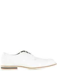 weiße Leder Oxford Schuhe von Robert Clergerie