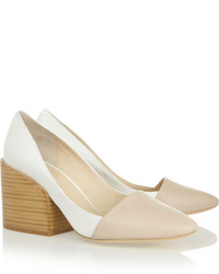 weiße Leder Pumps von Chloé