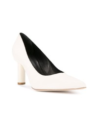 weiße Leder Pumps von Tibi