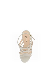 weiße Leder Sandaletten von Evita