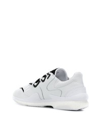 weiße Leder Sportschuhe von Y-3