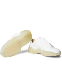 weiße Leder Sportschuhe von Maison Margiela