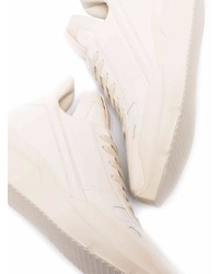 weiße Leder Sportschuhe von Rick Owens