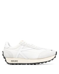 weiße Leder Sportschuhe von Kenzo