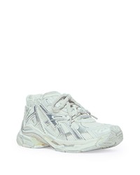 weiße Leder Sportschuhe von Balenciaga