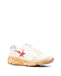 weiße Leder Sportschuhe von Golden Goose