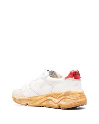 weiße Leder Sportschuhe von Golden Goose