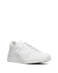 weiße Leder Sportschuhe von Common Projects