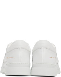 weiße Leder Sportschuhe von Common Projects