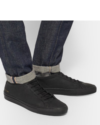 weiße Leder Turnschuhe von Common Projects