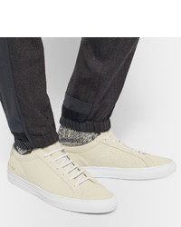 weiße Leder Turnschuhe von Common Projects