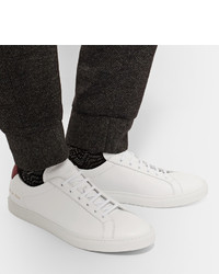 weiße Leder Turnschuhe von Common Projects