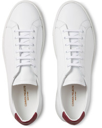 weiße Leder Turnschuhe von Common Projects